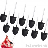 Creatrill Disposable Plastic Dessert Spoon  Shovel Shape  Set of 50 - B07CMY58NP